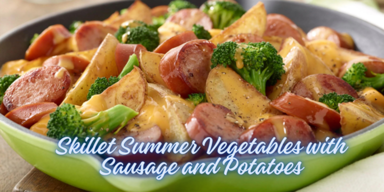 Skillet Summer Vegetables with Sausage and Potatoes